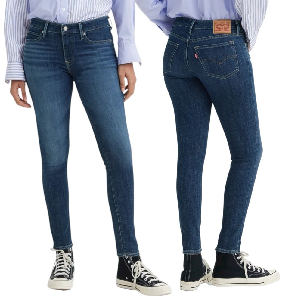 Levi’s 711 Skinny Jeans Medium Dark Wash W27 L30
